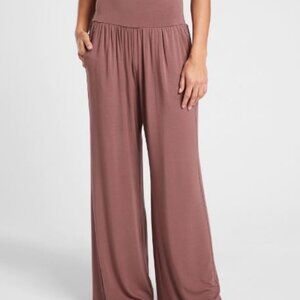 Athleta Mauve Wide Leg Pants